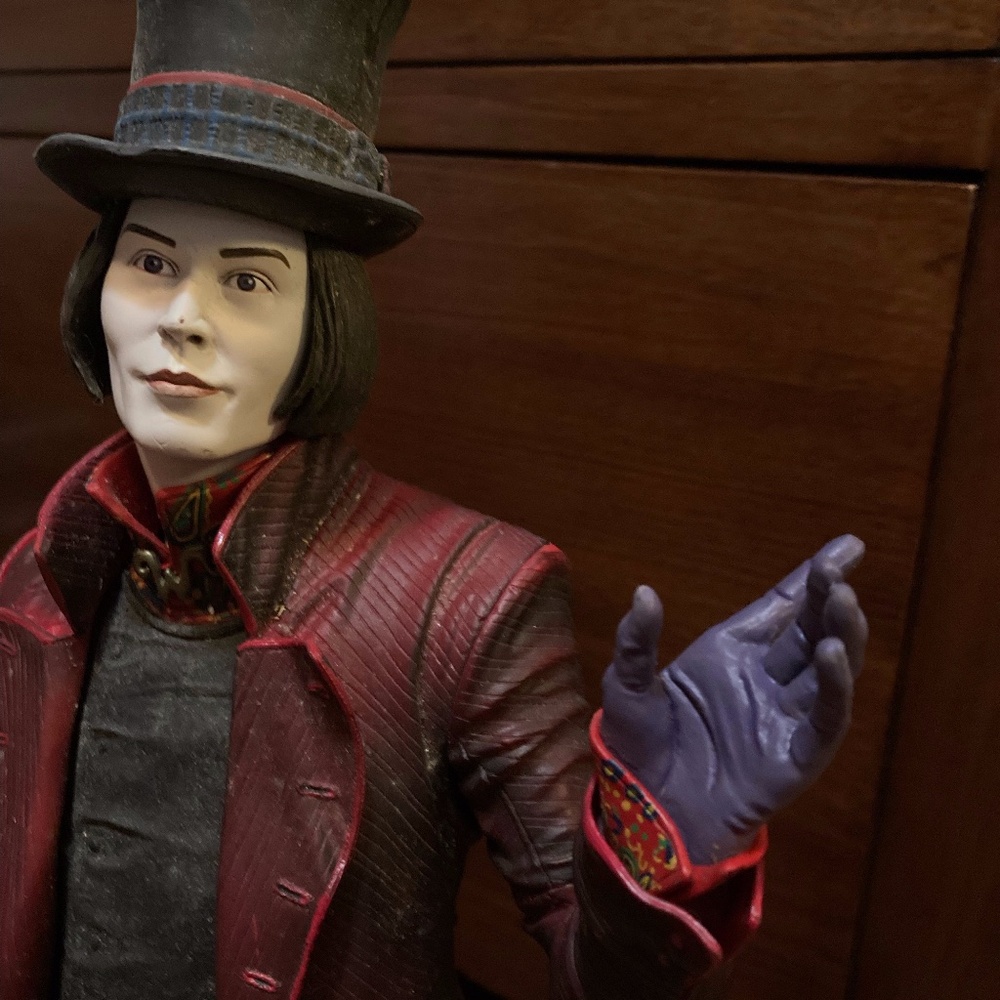18" Johnny Depp Willy Wonka Action Figure/Doll